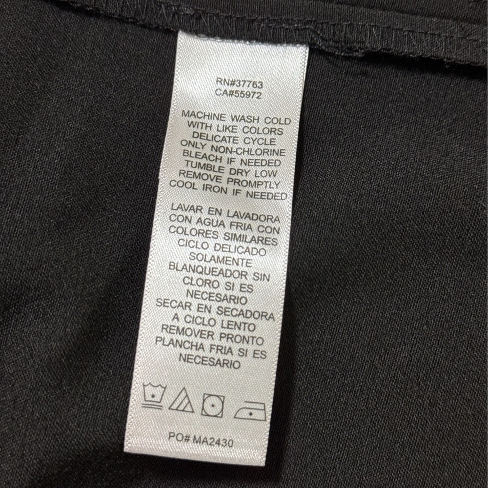 LAUNDRY by Shelli Segal The HAILEE Modern Fit Women's Black Pants 10S NWT $178 - Picture 7 of 8